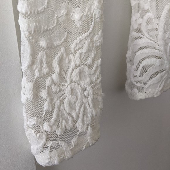 Abercrombie & Fitch white lacey top, XS - Picture 5 of 5